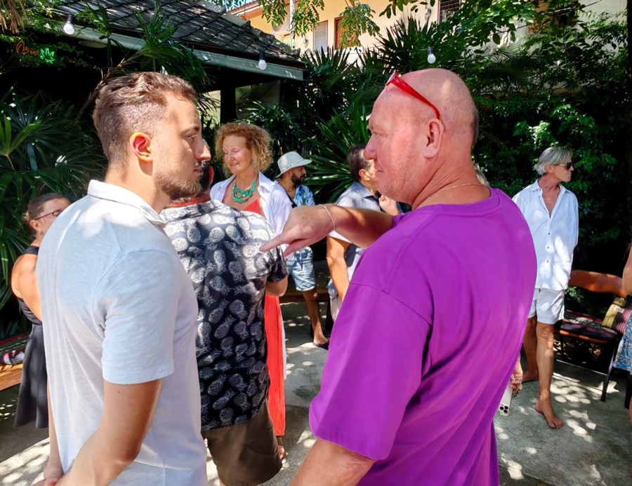 Evening event in full swing at Magical Garden, Ko Samui