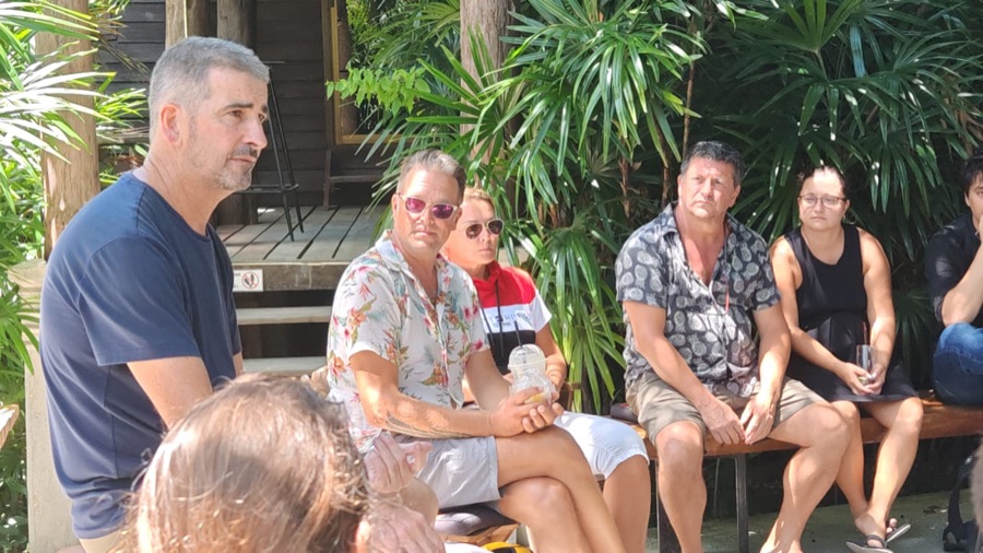 Guests joining a fun evening at Magical Garden, Ko Samui