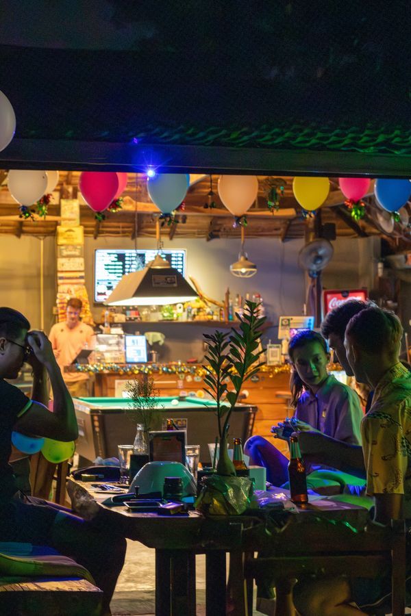 Nightlife and socializing at Magical Garden in Fisherman's Village, Ko Samui